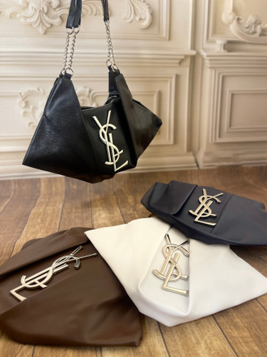 کیف خفاشی ysl زنجیر نقره ایی زنانه دخترانه مجلسی شیک