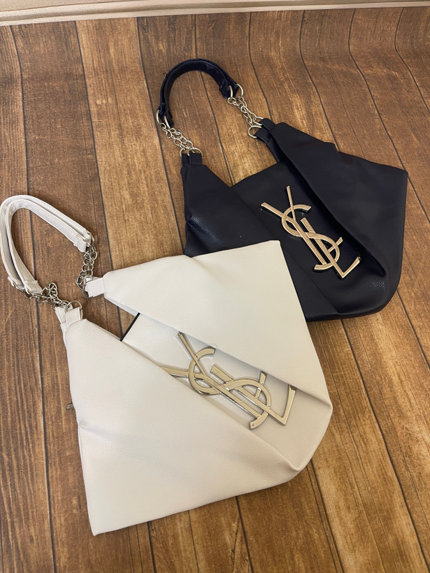 کیف خفاشی ysl زنجیر نقره ایی زنانه دخترانه مجلسی شیک