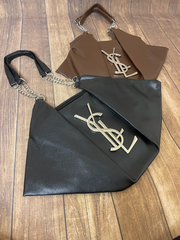 کیف خفاشی ysl زنجیر نقره ایی زنانه دخترانه مجلسی شیک